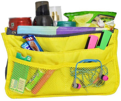 

PackNBuy Multipurpose Hand Bag Organizer Yellow Color(Yellow)