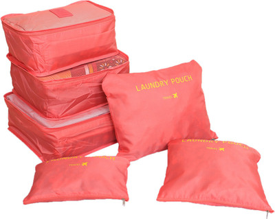 

kuber industries 6 Piece(Pink)
