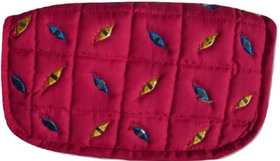 NavRup Handworks Cosmetic Pouch(Pink)