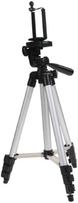 

DILURBAN Tripod-3110 Portable Camera Tripod With Three-Dimensional Head & Quick Release Plate Tripod TP15 Tripod Kit(BLACK,SILVER, Supports Up to 1500 g)