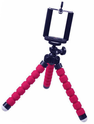 

LIFEMUSIC Flexible Mobile Stand, Selfie Stick, Camera Stand With 360 Degree Detachable Ball Head And Universal Mobile Holder Mount For Smartphones, Camcorder, Camera,DSLR Tripod(Maroon, Supports Up to 1000)