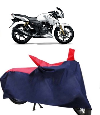 Autoridez Two Wheeler Cover for TVS(Apache RTR 180, Red, Blue)