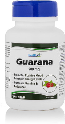 

HealthVit Guarana 200 mg 60 Capsules(60 No)