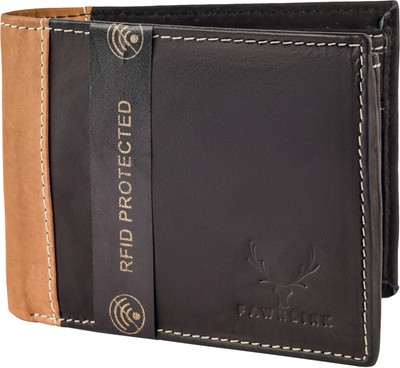 

FAWNLINK Men Multicolor Genuine Leather Wallet(7 Card Slots)