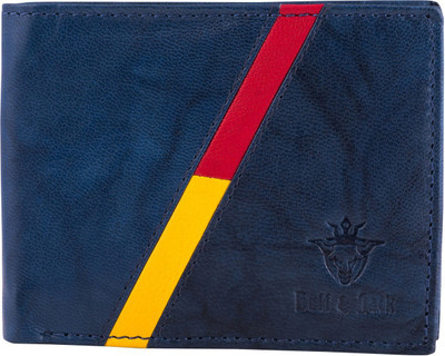 

Buff & Jack Men Blue Genuine Leather Wallet(8 Card Slots)