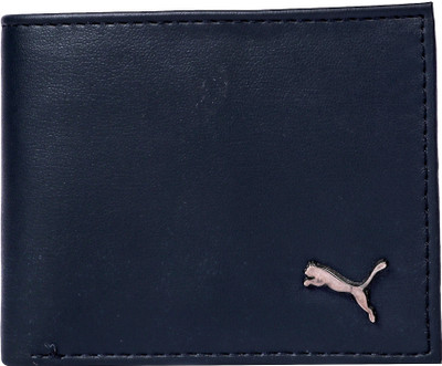 

Puma Men Formal Blue Genuine Leather Wallet(3 Card Slots)