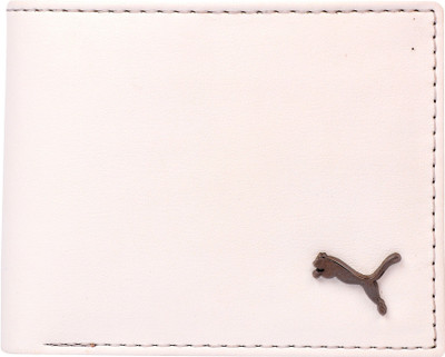 

Puma Men Casual White Genuine Leather Wallet(3 Card Slots)