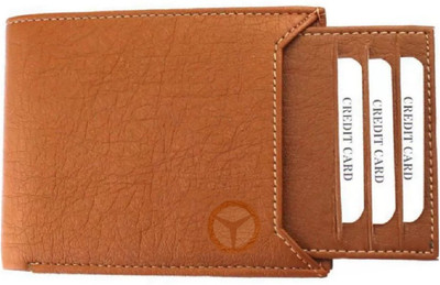 

COST TO COST Men Tan, Brown Artificial Leather Wallet(6 Card Slots), Brown;tan