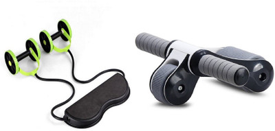 

Lord Foldable Abdominal Roller Wheel or Revolex Ab Exerciser(Multicolor)