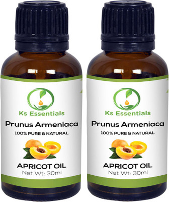 

Ks Essentials 100% Pure & Natural Therapeutic Grade Apricot Carrier Oil (30ml) Each(30 ml)