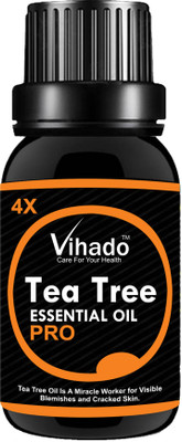 

VIHADO 100% Pure Essential Tea Tree oil 4X PRO - 30 ML (PACK OF 1)(30 ml)