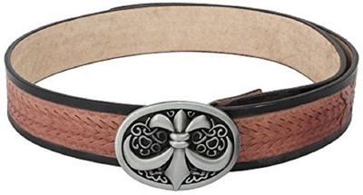 

SRI Men Brown Genuine Leather Belt