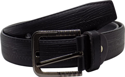 

Forty Hands Men Casual Black Artificial Leather Belt