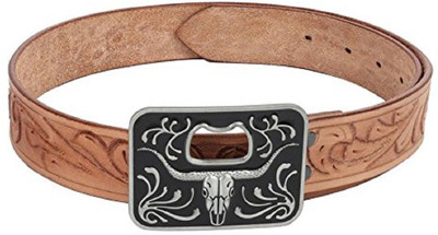 

SRI Men Brown Genuine Leather Belt