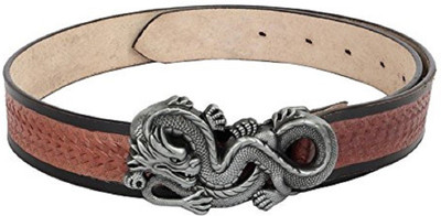 

SRI Men Brown Genuine Leather Belt