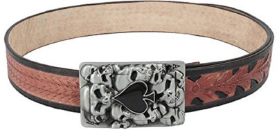 

SRI Men Brown Genuine Leather Belt