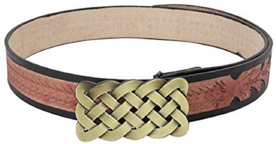

SRI Men Brown Genuine Leather Belt