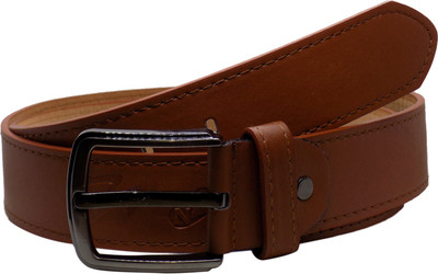 Forty Hands Men Casual Brown Artificial Leather Belt
