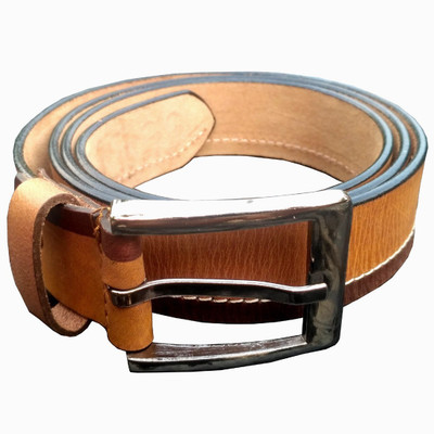 

Tamanna Men Party, Formal Brown, Tan Genuine Leather Belt