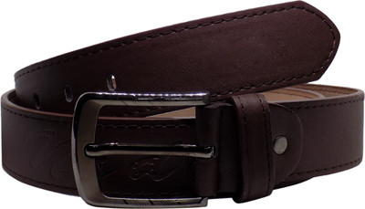 

Forty Hands Men Casual Brown Artificial Leather Belt