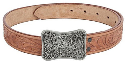

SRI Men Brown Genuine Leather Belt