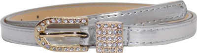 

Forty Hands Women Casual Grey Artificial Leather Belt