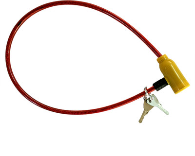 

PROKICK Bike Helmet lock key Plastic, Red Bicycle Lock