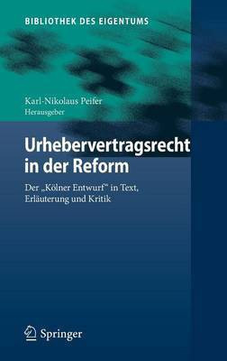 Urhebervertragsrecht in der Reform(German, Hardcover, unknown)