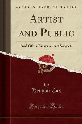 Artist and Public(English, Paperback, Cox Kenyon)