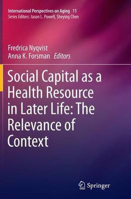 Social Capital as a Health Resource in Later Life: The Relevance of Context(English, Paperback, unknown)