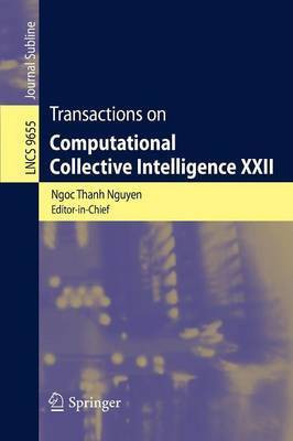 Transactions on Computational Collective Intelligence XXII(English, Paperback, unknown)