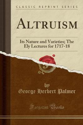 Altruism(English, Paperback, Palmer George Herbert)
