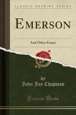 Emerson(English, Paperback, Chapman John Jay)
