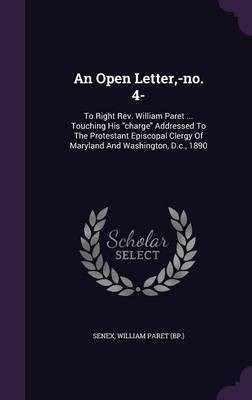 An Open Letter, -no. 4-(English, Hardcover, unknown)
