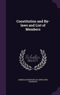 Constitution and By-laws and List of Members(English, Hardcover, unknown)