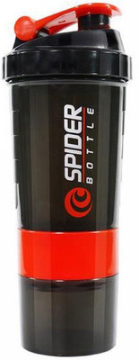 

eWorld SPIDER 500 ml Shaker(Pack of 1, Red, Black)
