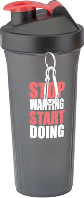 

ONLINE CHOICE Proteinn Shaker Bottle For Gym 900 ml Shaker(Pack of 1, Black), Black;red