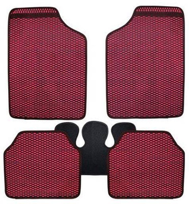 CARIZO Polyester, Rubber Standard Mat For  Hyundai i20(Red)