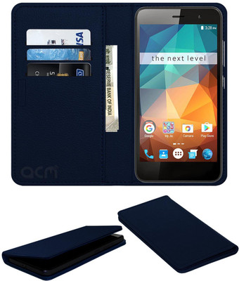 ACM Flip Cover for Xolo Era 2x 3gb(Blue, Cases with Holder, Pack of: 1)