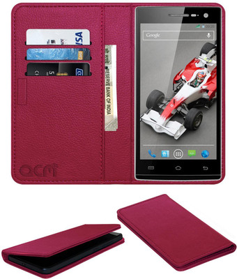 ACM Flip Cover for Xolo Q1010(Pink, Cases with Holder, Pack of: 1)