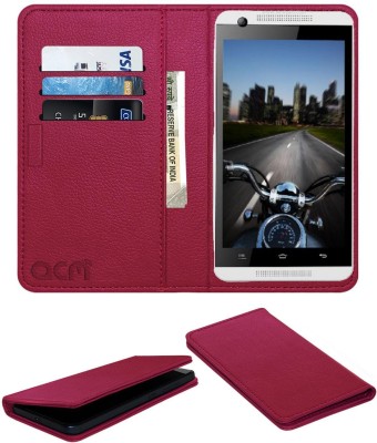 ACM Flip Cover for Celkon Millennia Me Q54(Pink, Cases with Holder, Pack of: 1)