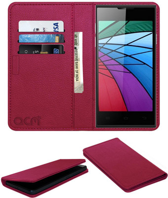 ACM Flip Cover for Hsl H1 Smart(Pink, Cases with Holder, Pack of: 1)