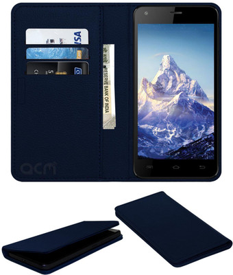ACM Flip Cover for Swipe Konnect 5.1 Eco(Blue, Cases with Holder, Pack of: 1)