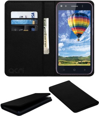 ACM Flip Cover for Iball Andi Wink 4g(Black, Cases with Holder, Pack of: 1)
