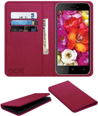 ACM Flip Cover for Karbonn Titanium Vista 4g(Pink, Cases with Holder, Pack of: 1)