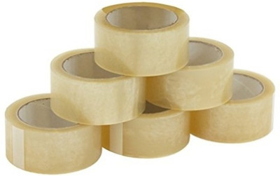 Wonder 555 One Sided 2-Inches Cello Tape - 35 Metres (Pack of 6) (Manual)(Set of 6, Brown)