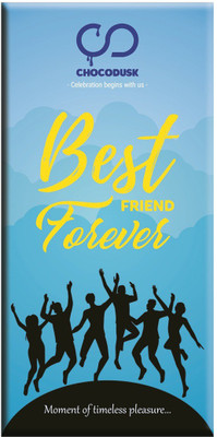 

Chocodusk Best Friend Forever (Blue) Chocolate Bars(85 g)