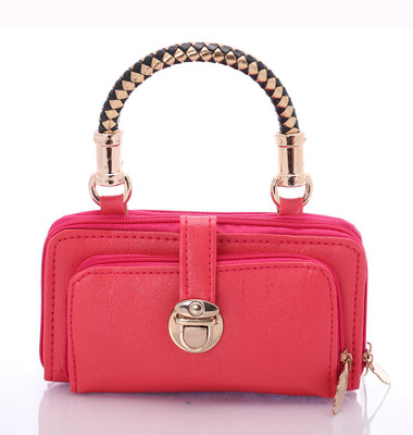 

VIRUSHKA Casual Pink Clutch