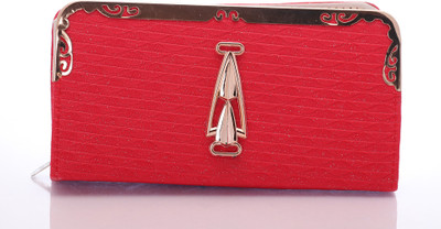 

VIRUSHKA Casual Red Clutch