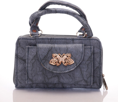 

VIRUSHKA Casual Grey Clutch